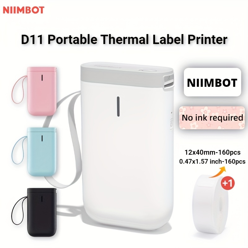 Office Tech Products - ماكينة تصنيع الملصقات الحرارية المحمولة NIIMBOT-D11
