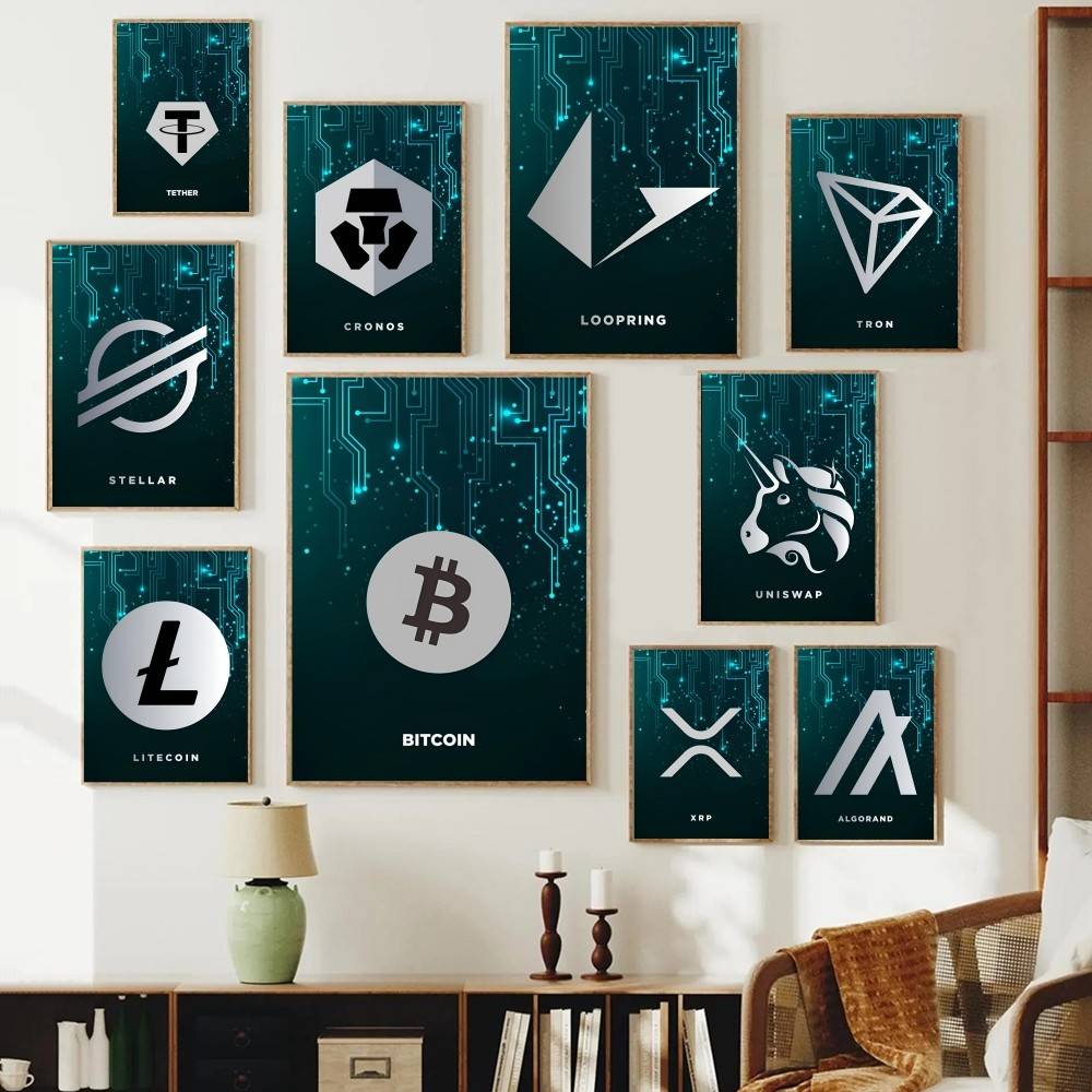 ملصق فني بتصميم رمز العملات ال - مراجعة Office Tech Logo وسعره