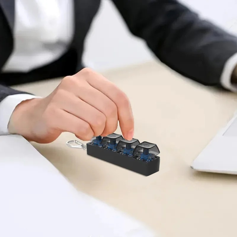 4 مفاتيح زر الإصبع ألعاب مضادة - مراجعة Tech For Office وسعره