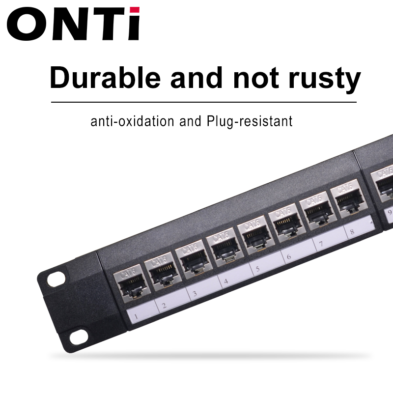 أونتي 19in 1U رف 24 ميناء CAT6 - مراجعة Server Rack Shelf وسعره