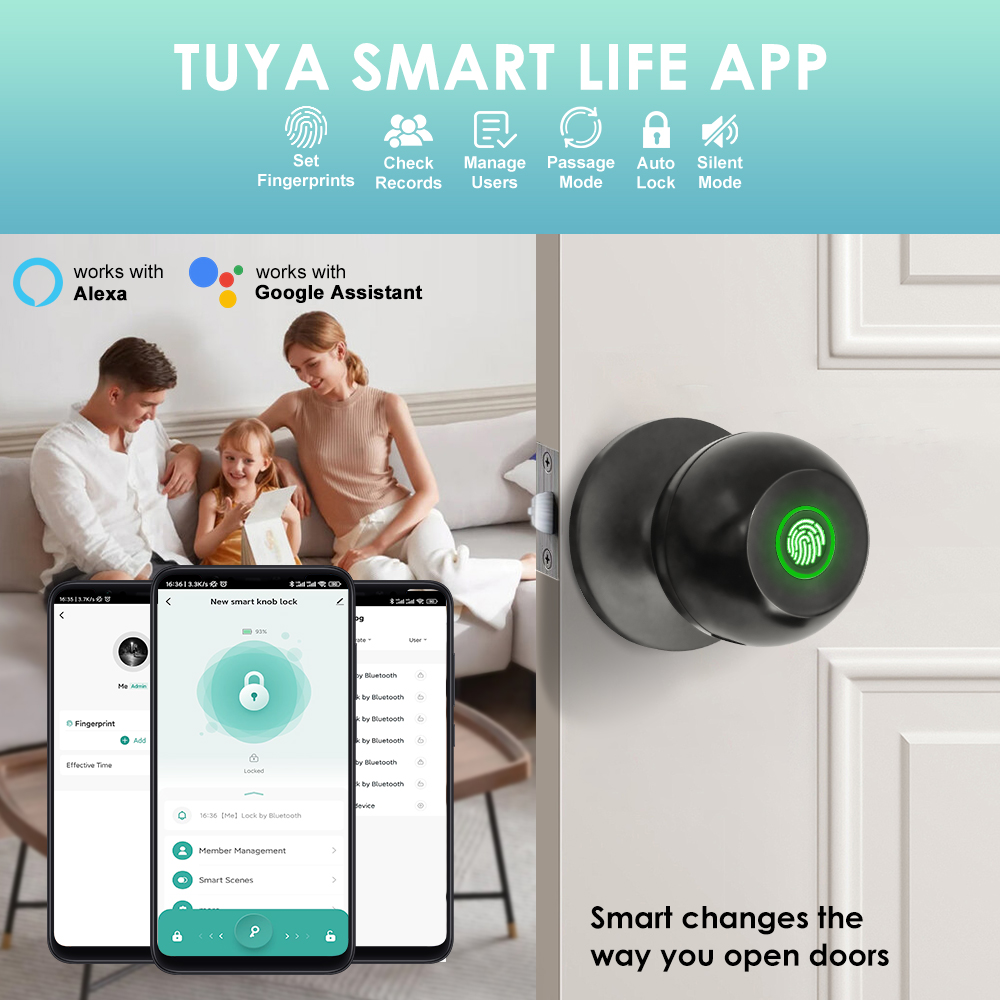 Tuya قفل الباب الإلكتروني الذك - مراجعة Tech For Office وسعره