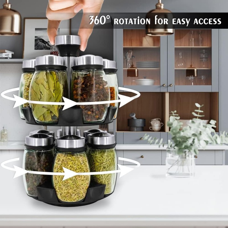 منظم توابل دوار على شكل برج مع - مراجعة Server Rack Shelf وسعره