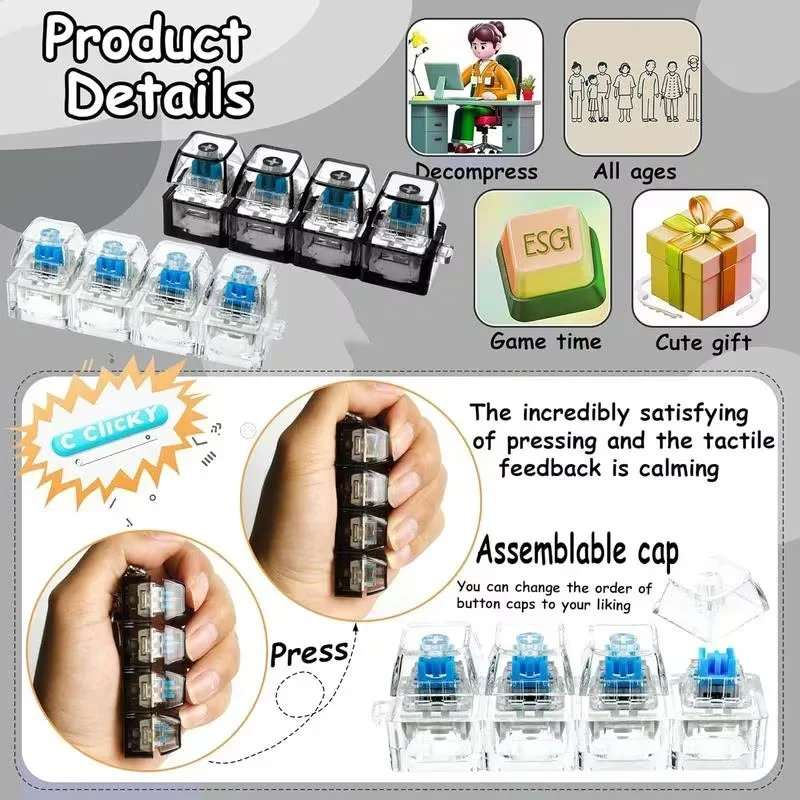 1 قطعة سلسلة مفاتيح LED على شك - مراجعة Office Tech Products وسعره